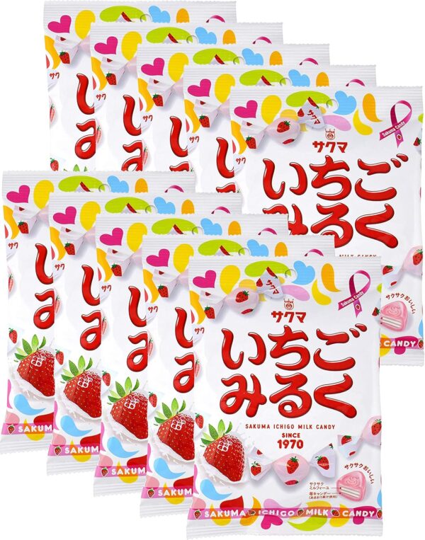 サクマ製菓 いちごみるく 100g×10袋