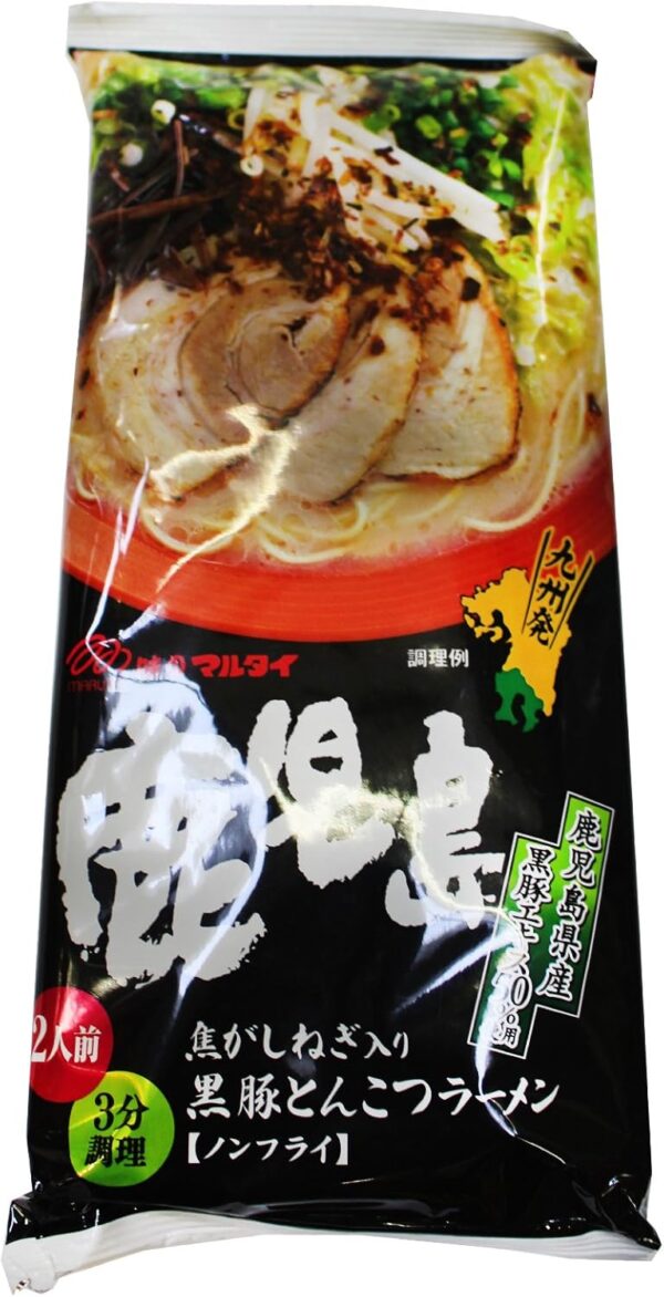 マルタイ 鹿児島黒豚とんこつラーメン 185g