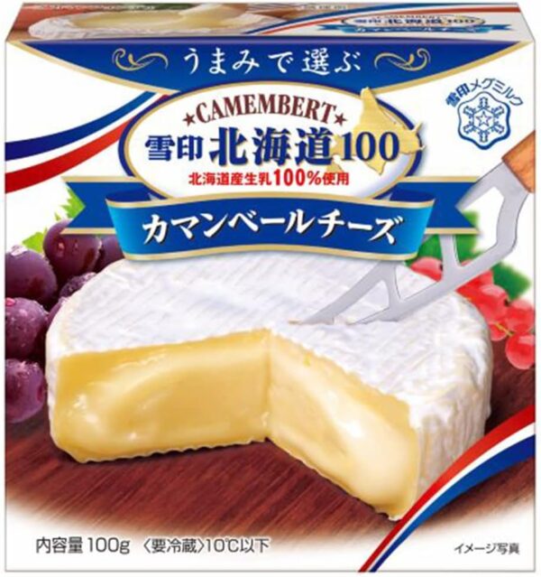 [冷蔵]雪印メグミルク 雪印北海道100 カマンベールチーズ 100g×3個
