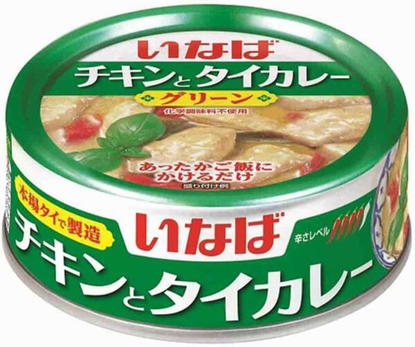 いなば食品 いなば チキンとタイカレー グリーン 125g×24個 缶