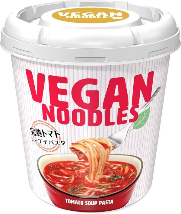 ヤマダイ ニュータッチ VEGAN NOODLES 完熟トマトスープデパスタ 57g ×12個