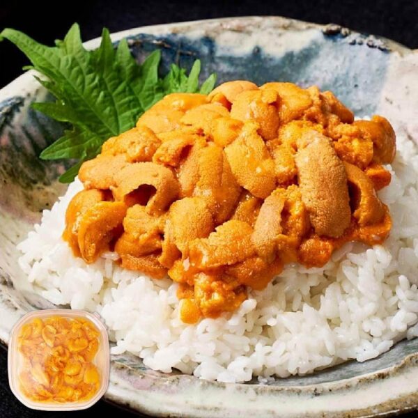 塩水うに 【札幌場外市場】 【100g × 1個】 バフンウニ 北方四島産 (ロシア産) 【丸市岡田商店】