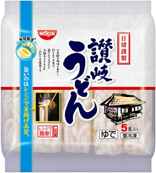 [冷凍]日清 謹製讃岐うどん 180g×5食×8個