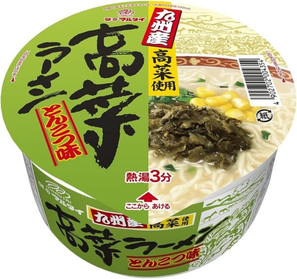 マルタイ 九州産高菜ラーメンとんこつ味 89g×12個 - 画像 (2)