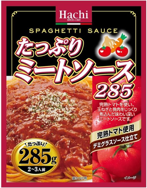 ハチ食品 たっぷりミートソース (285g)×6個セット パスタソース