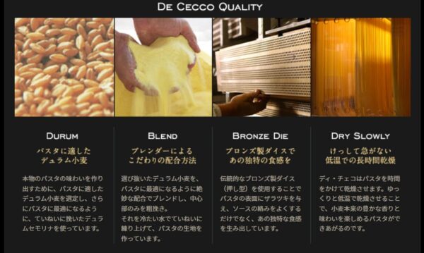 ディ・チェコ500g ロングパスタ食べ比べセット(リングイーネ、リングイーネピッコレ、カッペリーニ、フェデリーニ、スパゲッティー二、スパゲッティ) - 画像 (5)