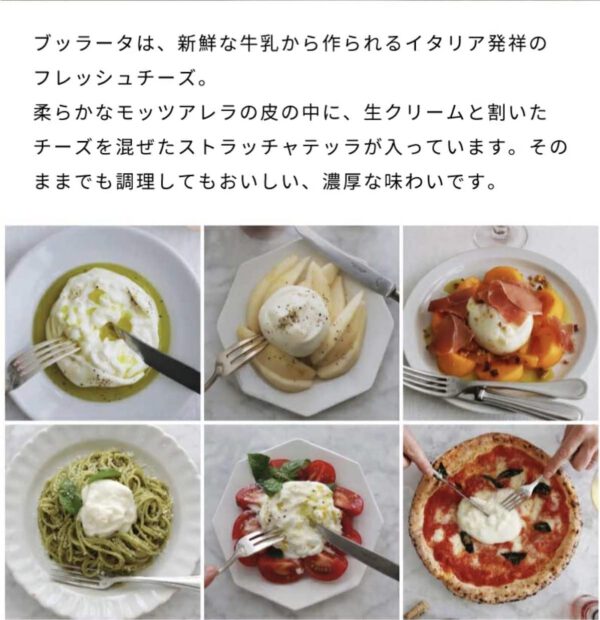 ディステファノ社ブラータチーズ113g×3パック（冷凍）ブッラータ - 画像 (3)
