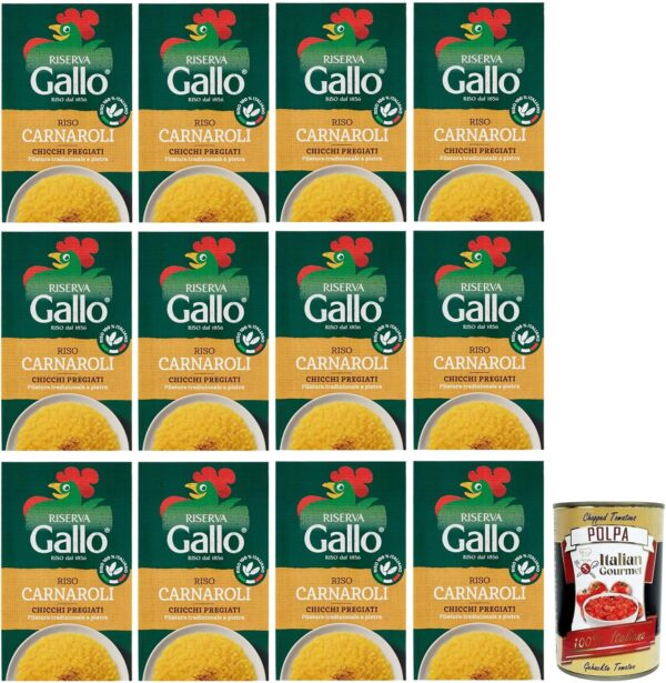 リーゾ ガッロ リーゾ ガッロ カルナローリ 1kg x 12袋[ケース販売][メモス/食品/イタリア/米/624-902]
