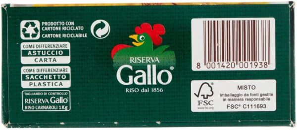 リーゾ ガッロ リーゾ ガッロ カルナローリ 1kg x 12袋[ケース販売][メモス/食品/イタリア/米/624-902] - 画像 (6)