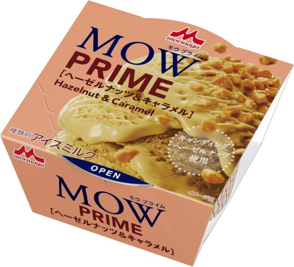 森永乳業 MOW PRIME ヘーゼルナッツ＆キャラメル 105ml×18個