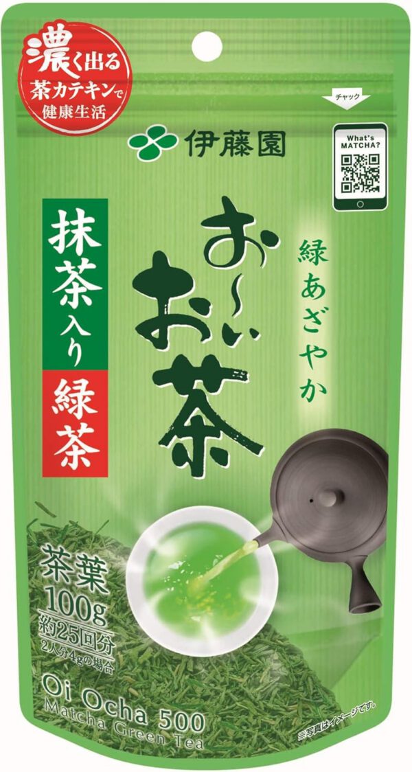 伊藤園 おーいお茶 抹茶入り緑茶 100g