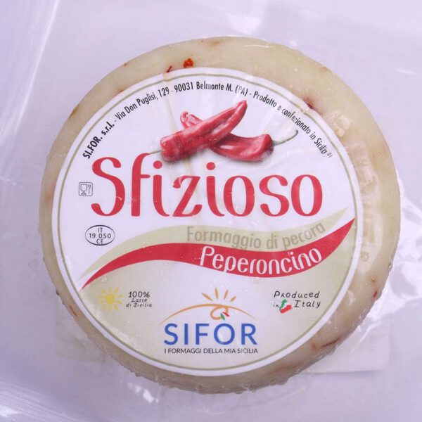 Fior Di Maso ペコリーノ ペペロンチーノ セミハード チーズ イタリア シチリア産 400g - 画像 (3)
