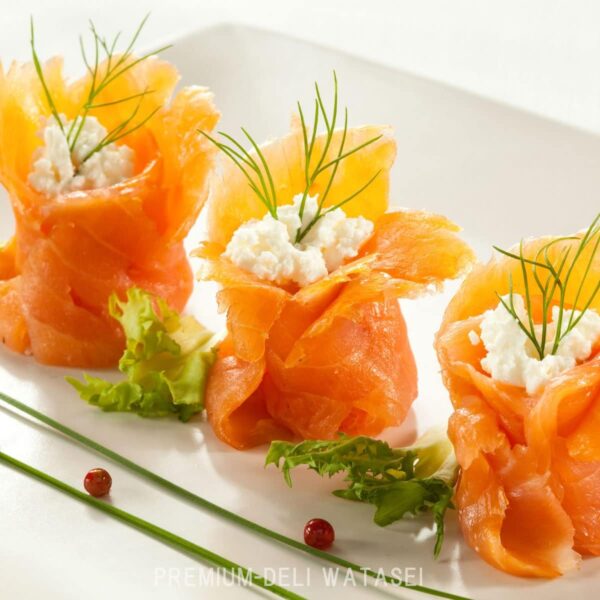 ノルウェー産スモークサーモンスライス500g Norway Smoked Salmon Slice 500g - 画像 (2)