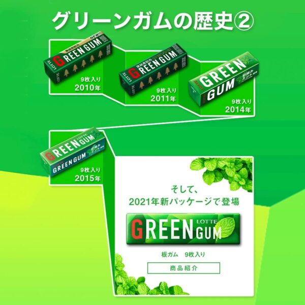 ロッテ グリーンガム 9枚×15個 - 画像 (6)