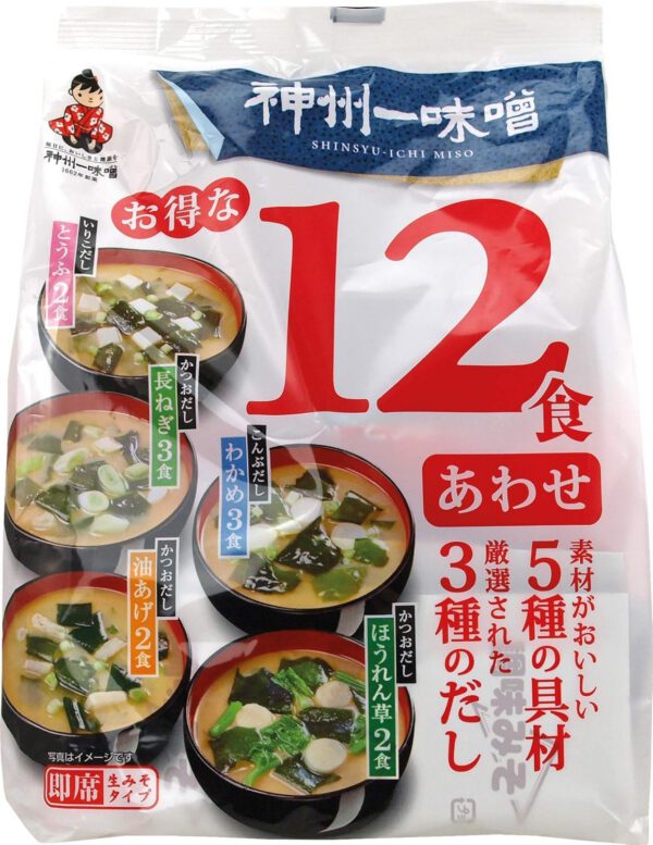 神州一 お得な12食 合わせみそ仕立て 193.1g×6個