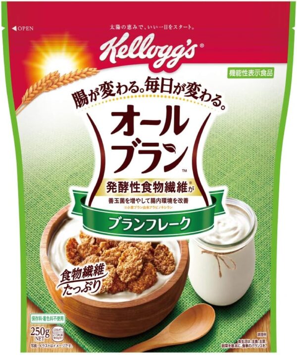 ケロッグ オールブラン ブランフレーク 機能性表示食 250グラム (x 6)品
