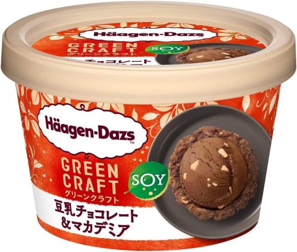 ハーゲンダッツGREEN CRAFT 豆乳チョコレート＆マカデミア110ml (6個)