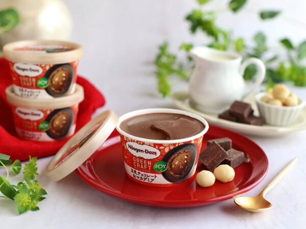 ハーゲンダッツGREEN CRAFT 豆乳チョコレート＆マカデミア110ml (6個) - 画像 (3)