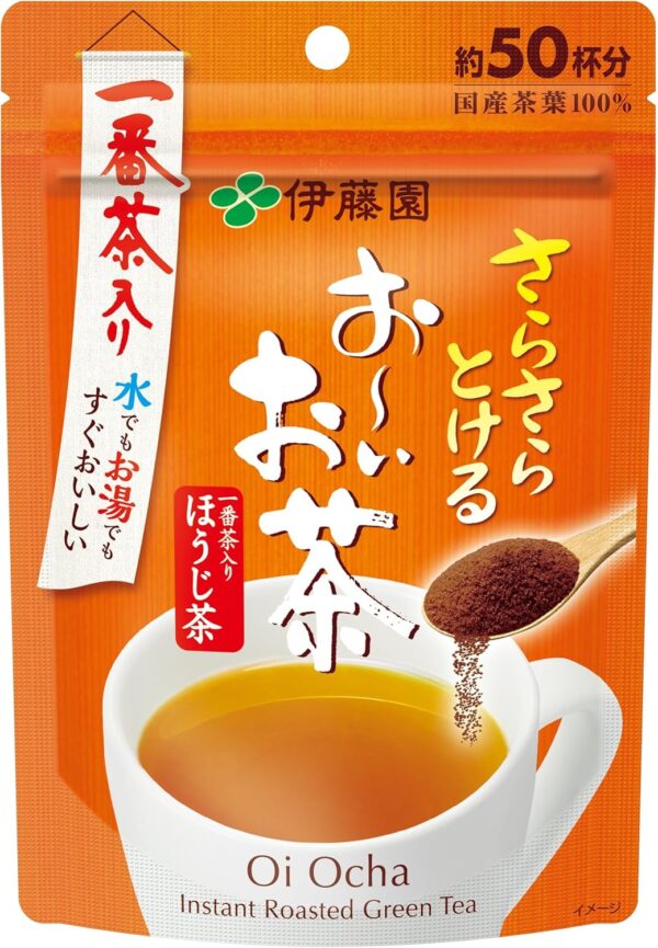 伊藤園 おーいお茶 ほうじ茶 粉末 40g チャック付き袋タイプ