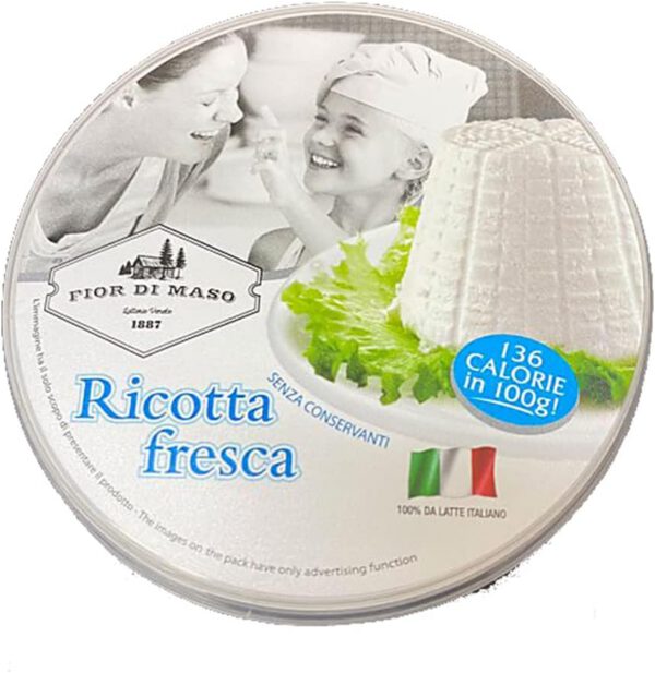 チーズ リコッタ フレスカ 250g フィオルディマーゾ社 イタリア産 フレッシュ チーズ おつまみ 前菜