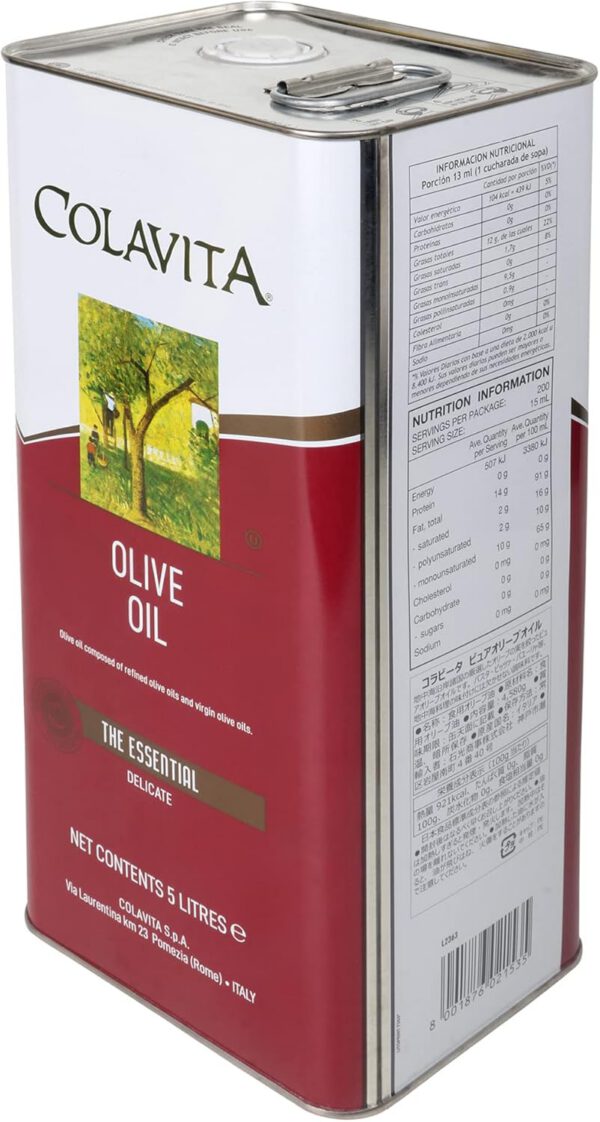 石光商事 COLAVITA ピュアオリーブオイル 5L缶 - 画像 (3)