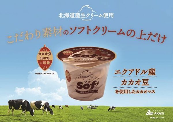 赤城乳業 Sof 濃厚チョコレート150ml×24個 - 画像 (3)