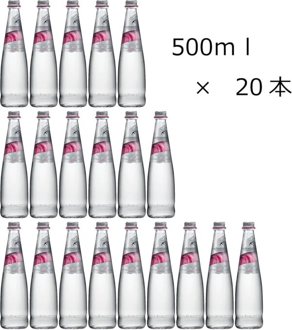 サンベネデット “プレステージ・ローズ・エディション"ナチュラル・ミネラルウォーター(スティル) /500ｍｌ×20本 - 画像 (2)