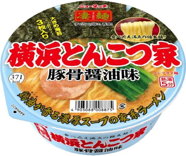 ヤマダイ ニュータッチ 凄麺 横浜とんこつ家 117g×12個