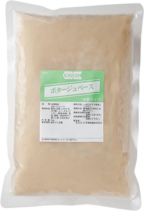 [冷凍] キスコフーズ 業務用 ポタージュベース 1kg