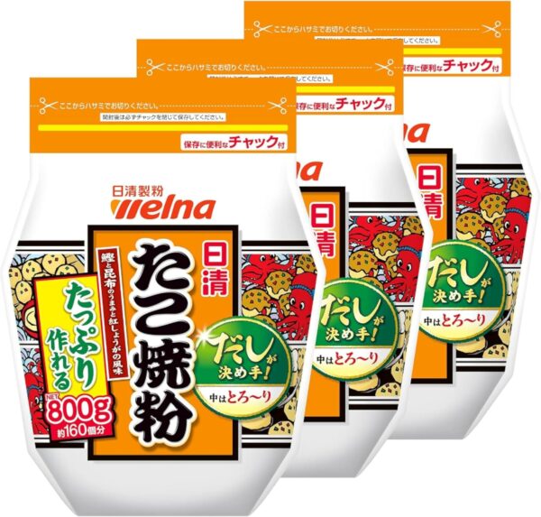 日清フーズ たこ焼粉 800g ×3袋