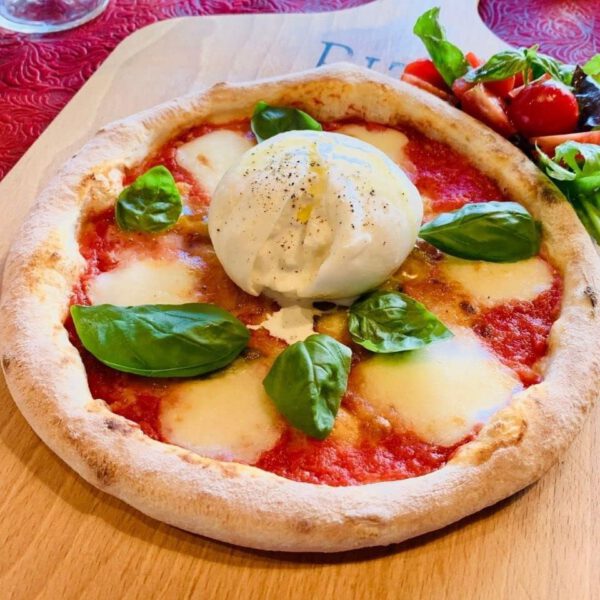 ピッツェリア マリノ フレッシュ モッツァレラ ・ ブッラータ 105g×2個【マルデラ社】 イタリア産 ブラータチーズ ナチュラルチーズ 冷凍 - 画像 (4)