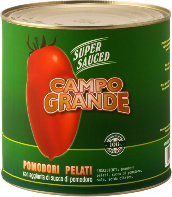 フードライナー カンポ・グランデ ポモドリーニ・ペラーティ ホールトマト 2500g
