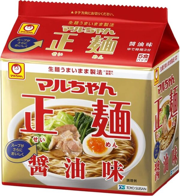 マルちゃん正麺 醤油味 5食