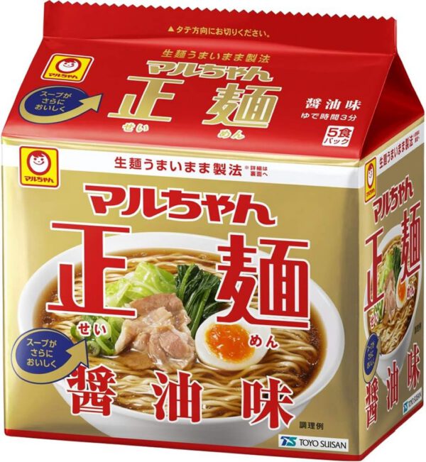 マルちゃん正麺 醤油味 5食