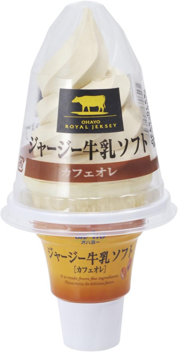 オハヨー乳業 ジャージー牛乳ソフトカフェオレ 180ml×16袋