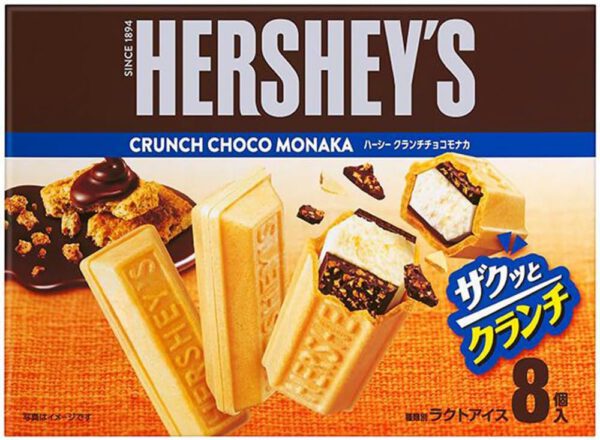 ロッテ ハーシークランチチョコモナカ 28ml×8本×8袋