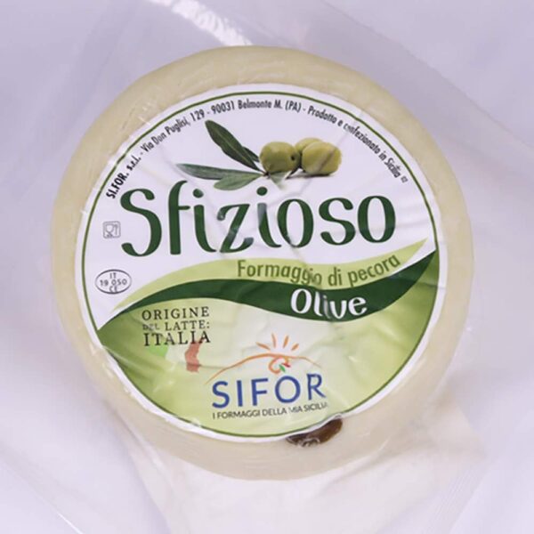 チーズ フィオール ディ マーゾ ペコリーノ オリーヴェ 400g セミハード イタリア産 Fior Di Maso