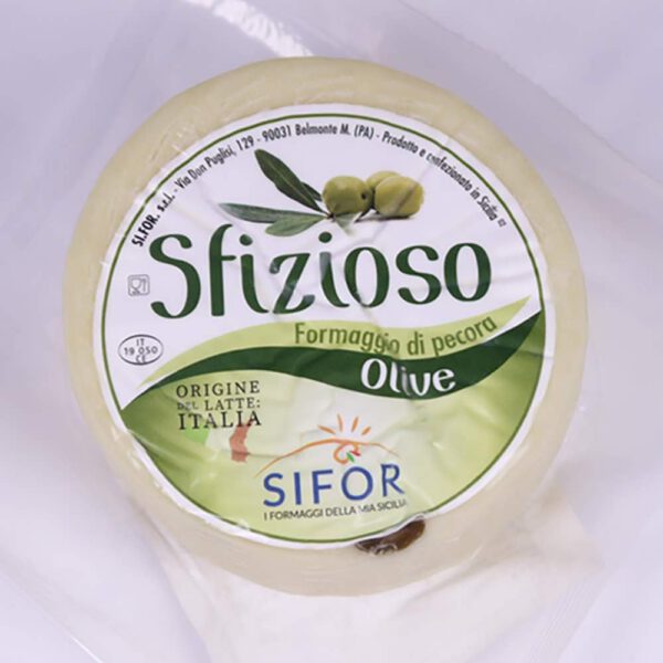 チーズ フィオール ディ マーゾ ペコリーノ オリーヴェ 400g セミハード イタリア産 Fior Di Maso