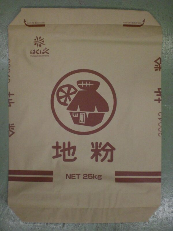 はくばく　地粉　25kg　(業務用麺用粉、他用途にも)