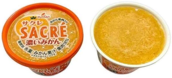 ＦＵＴＡＢＡ サクレ 濃いみかん180ml×20個 フタバ食品 - 画像 (2)