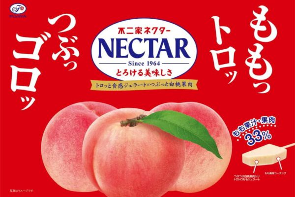 赤城乳業 ももっトロッつぶっゴロッ不二家ネクター70ml×24袋 - 画像 (3)