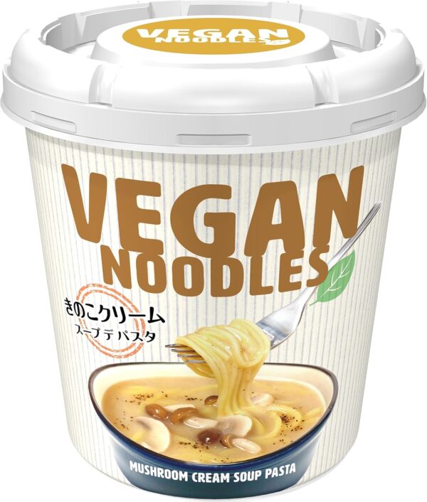 ヤマダイ ニュータッチ VEGAN NOODLES きのこクリームスープデパスタ 59g ×12個