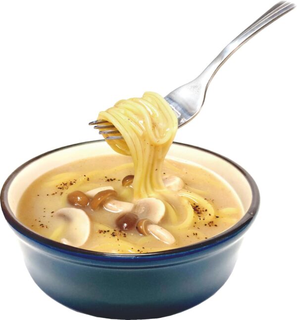 ヤマダイ ニュータッチ VEGAN NOODLES きのこクリームスープデパスタ 59g ×12個 - 画像 (4)