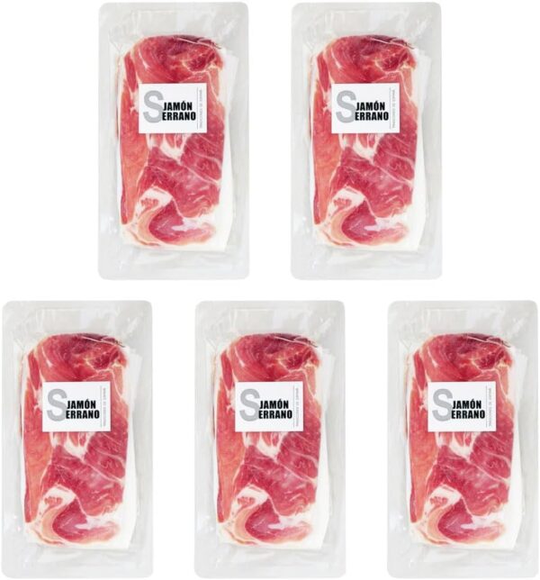 【5個セット】ハム スペイン FRZ V ハモンセラーノスライス 200g×5（1kg）生ハム スペイン産 まとめ買い