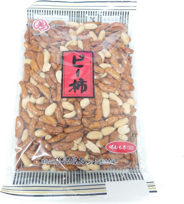 横浜美濃屋 お徳用 ピーナッツ入り柿の種 ピー柿 195g×6袋