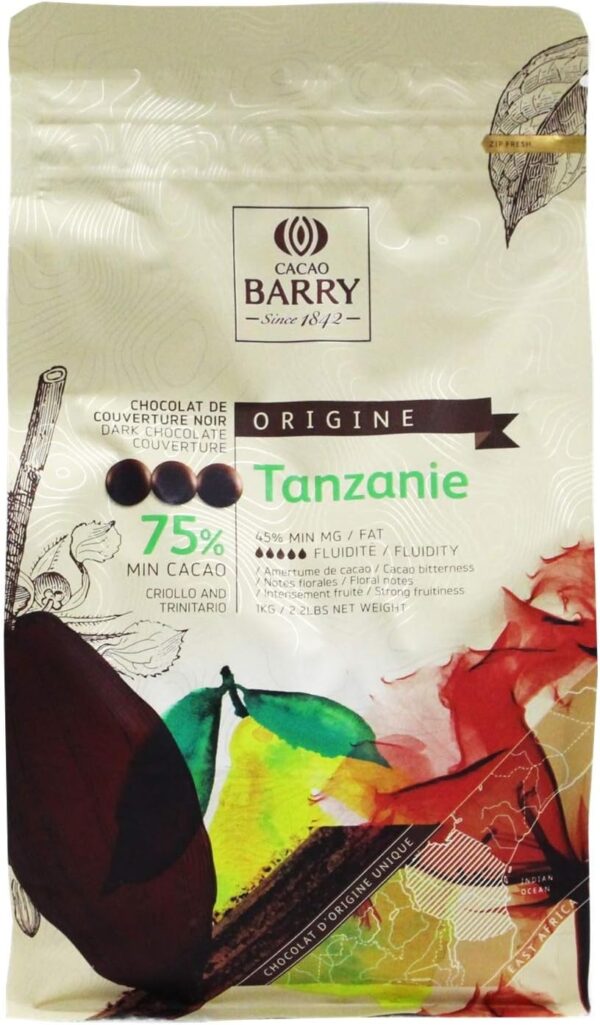BARRY(カカオバリー) クーベルチュール ピストール タンザニア カカオ75% 1kg