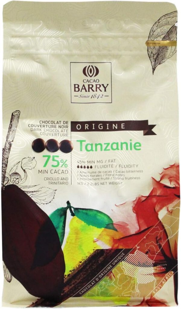 BARRY(カカオバリー) クーベルチュール ピストール タンザニア カカオ75% 1kg
