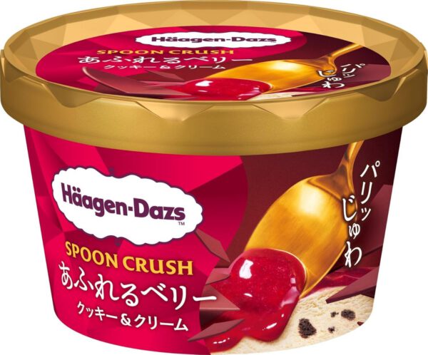 ハーゲンダッツSPOON CRUSH あふれるベリー クッキー＆クリーム82ml (6個)