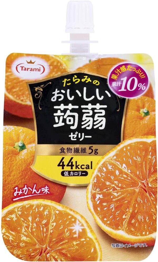 たらみ おいしい蒟蒻ゼリー みかん味 150g ×6個 パック