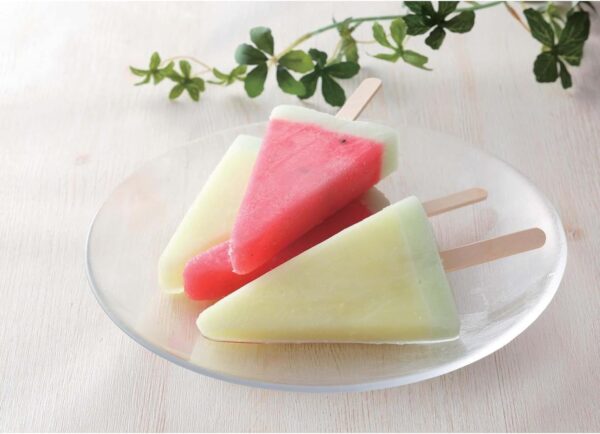 【冷凍】スイカ&メロンバー420ml(70ml×2種×3本)×9箱 ろって - 画像 (3)